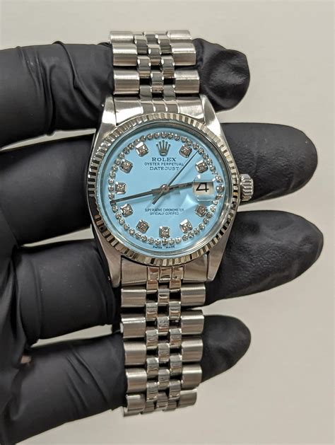 rolex date just umo acciaio e oro costo|rolex datejust blu.